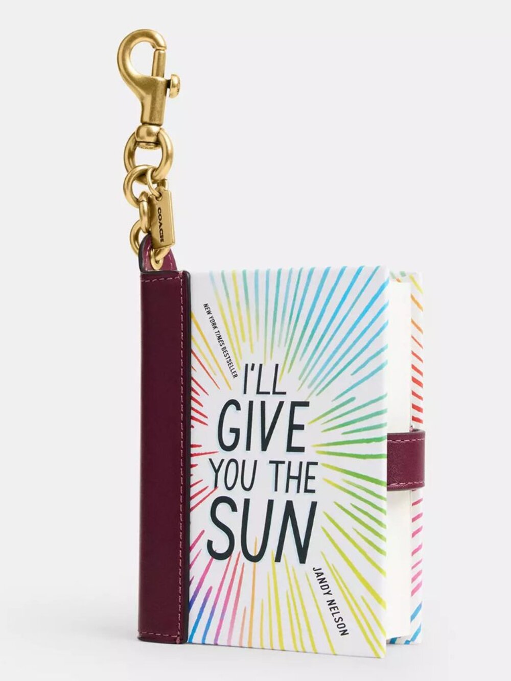 NWT Coach Book Bag Charm I'll Give You The Sun By Jandy Nelson